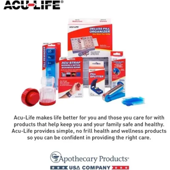 Acu-Life 7-Day Pill Reminder Large Yellow image {3}