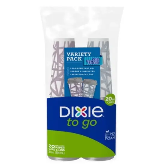 Dixie To Go Disposable Hot Cups - 20oz image {6}