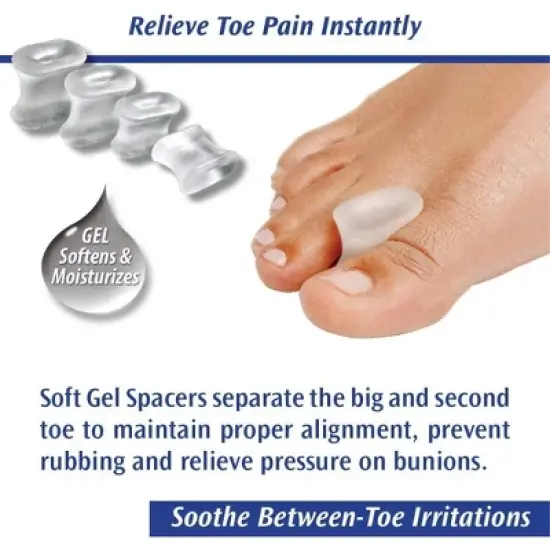 Visco Gel - Toe Spacers, Medium, 2 Ct image {3}