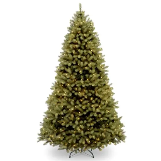 Prelit Feel Real Downswept Douglas Fir Artificial Christmas Tree Clear Lights - National Tree Company image {6}