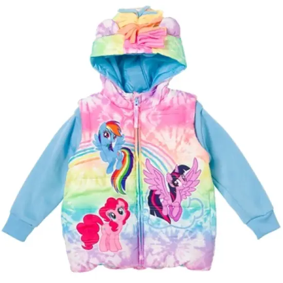 My Little Pony Pinkie Pie Girls Zip Up Jacket Little Kid to Little Kid image {9}
