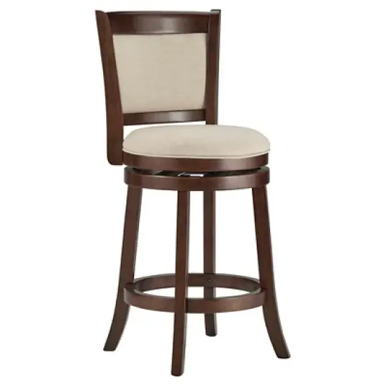 24" Piacenza Swivel Counter Height Barstool - Inspire Q image {10}
