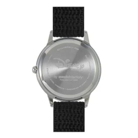 Boys' Disney Pluto Stainless Steel Time Teacher Watch - Black image {3}