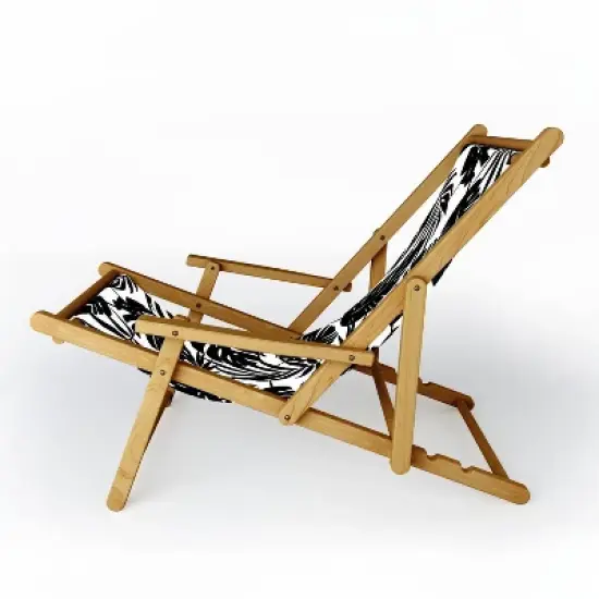 Heather Dutton Urban Jungle White Sling Chair - Deny Designs image {1}