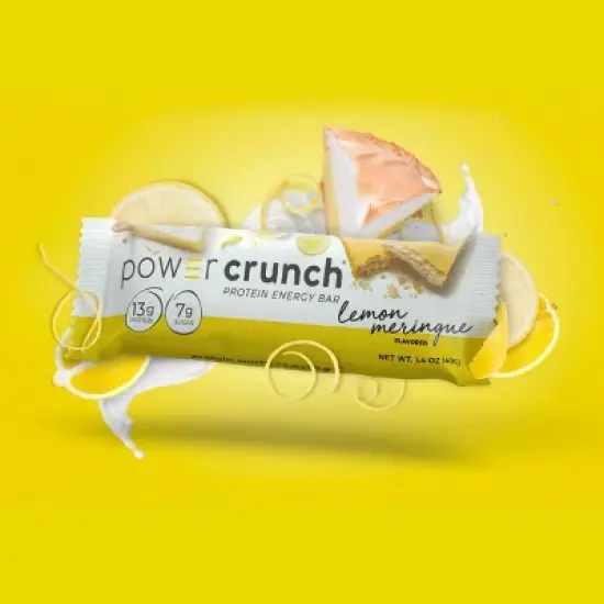 Power Crunch Energy Lemon Meringue Protein Bar - 5ct image {2}