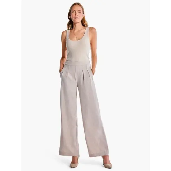 NIC + ZOE 31" Bi-Stretch Twill Wide-Leg Pant image {7}