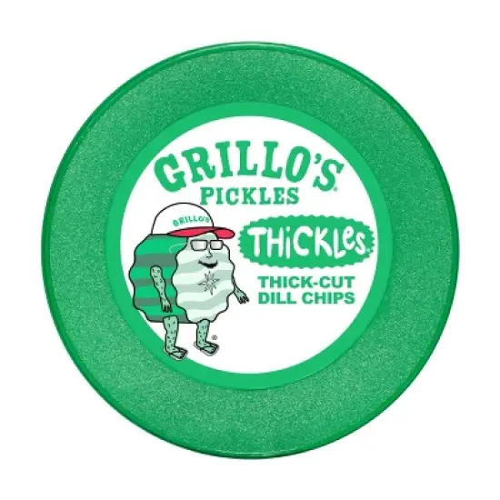 Grillo's Pickles Thickles Thick Cut Dill Chips - 16 fl oz image {1}