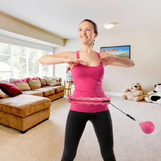 E-Jet Sports Smart Weighted Hula Hoop with Timer image {1}