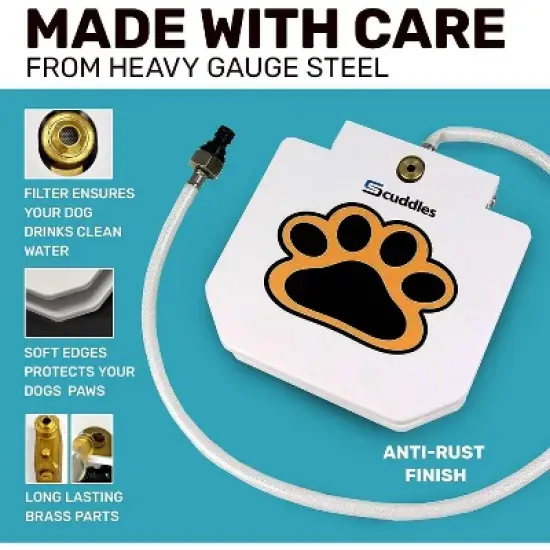 Outdoor Dog Sprinkler Water Fountain for Dogs with Interactive Play, Easy Setup, Fun Water Spray image {4}