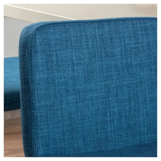 Set of 2 30" Vasos Fabric Barstool Steel/Blue - Christopher Knight Home image {2}