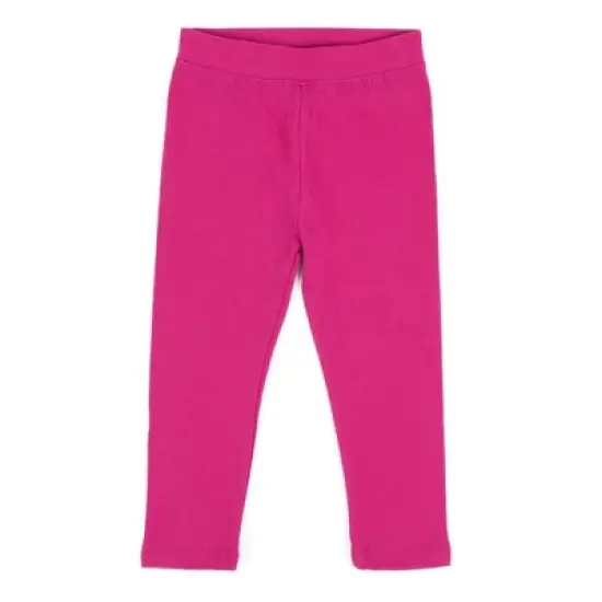 Leveret Girls Classic Solid Color Legging image {4}