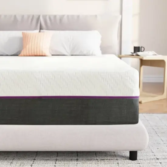 Twolike 8 Inch Comfort Memory Foam Mattress with Breathable & Removable Cover, without Fiberglass for Safer Sleep image {8}