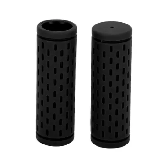 Unique Bargains Bike Handlebar Grips Covers 3.54" Black 1 Pair image {6}