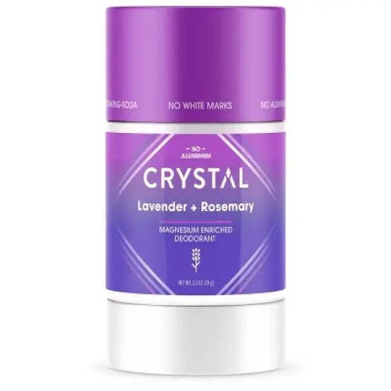 Crystal Magnesium Enriched Solid Deodorant Lavender + Rosemary - 2.5oz image {4}