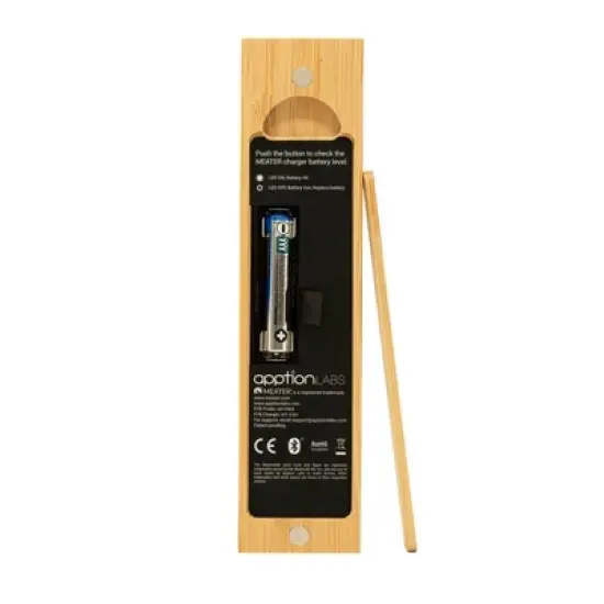 Traeger Meater Digital Wireless Meat Thermometer with Extended Bluetooth Range Brown/Silver image {10}
