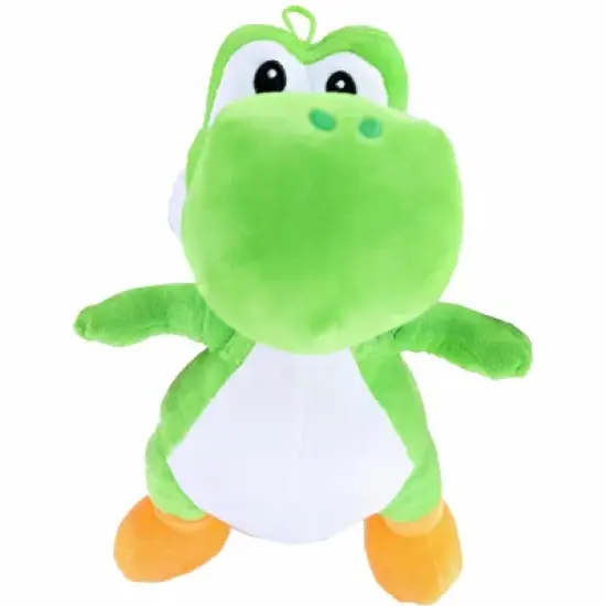 Johnny's Toys Super Mario 16 Inch Character Plush | Green Yoshi image {1}
