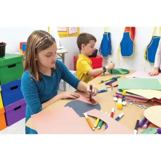 Prang Medium Weight Construction Paper, 18 x 24 Inches, Assorted Colors, 100 Sheets image {3}