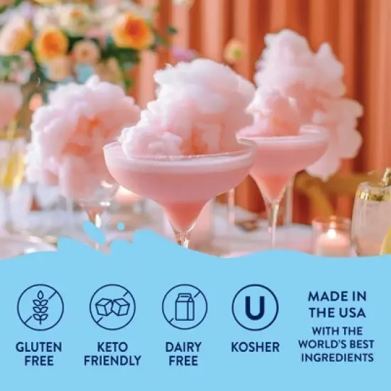 Jordan's Skinny Mixes Cotton Candy Sugar Free Fruit Flavored Water Enhancer Syrup for Drink Mix Iced Tea Lemonade and More - 25.4 fl oz image {2}