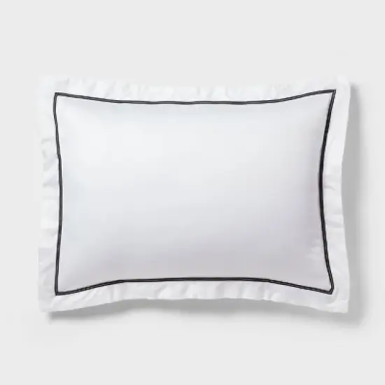 3pc Luxe Embroidered Border Duvet Cover and Sham Set - Threshold&trade; image {3}