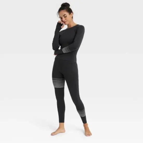 Women's Seamless Mock Neck Long Sleeve Top - JoyLab&trade; image {2}