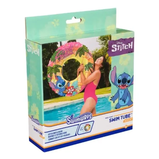 Swimways Stitch Swim Tube: Disney Lounger for Pool Fun image {7}