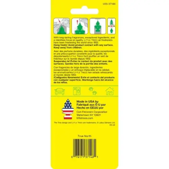 Little Trees True North Air Freshener 3pk image {1}