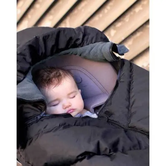 7AM Enfant Car Seat Cover Puffer - Black image {4}