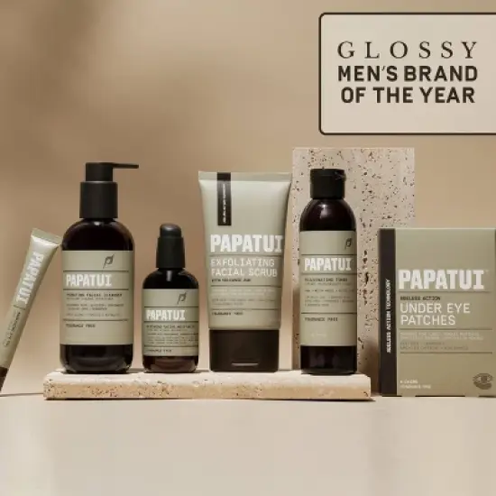 Papatui Paraben-Free Men's Ageless Action Niacinamide and Hyaluronic Acid Face Exfoliating Scrub - Unscented - 4oz image {7}