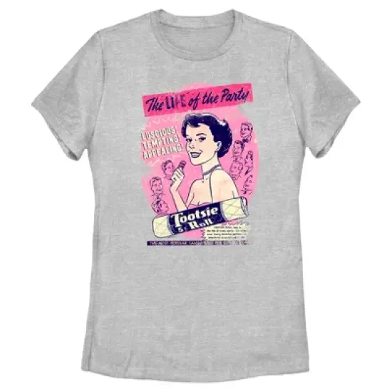 Women's Tootsie Roll Vintage Life of the Party Ad T-Shirt image {3}