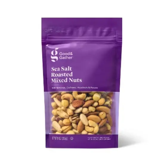 Sea Salt Roasted Mixed Nuts - 9oz - Good & Gather&trade; image {3}