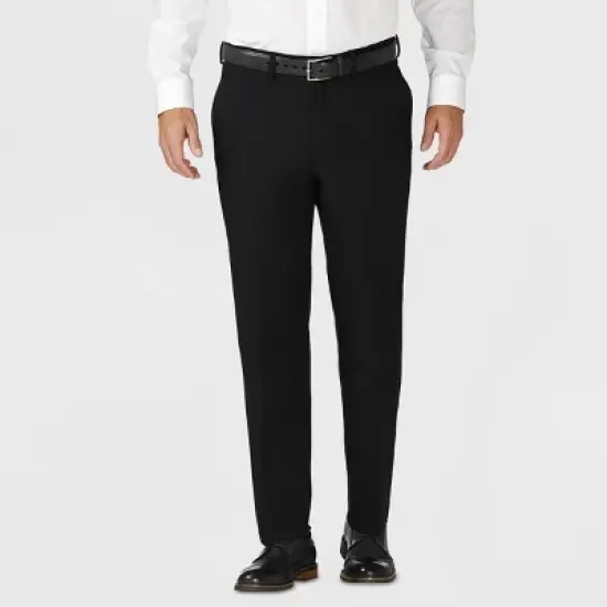 Haggar H26 Men's Tailored Fit Premium Stretch Suit Pants image {5}