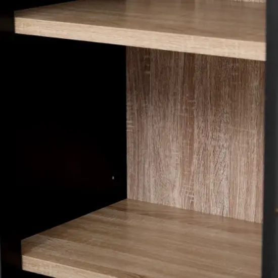 Rbied 71" Tall Arched Kitchen Pantry Cabinet Sideboard with 2 Drawer & Adjustable Shelves & Glass Door image {14}