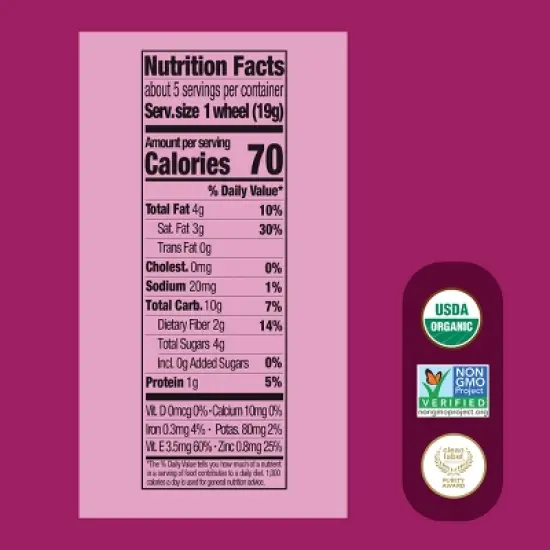 Once Upon a Farm Smart Wheels Baby Meals - Rasp-Berry & Kale - 0.67oz/5ct image {8}