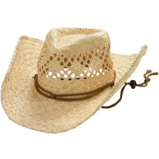 KingSize Men's Big & Tall STRAW COWBOY HAT image {1}