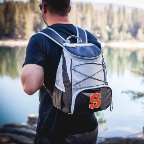 NCAA Syracuse Orange PTX Backpack Cooler - Black image {2}