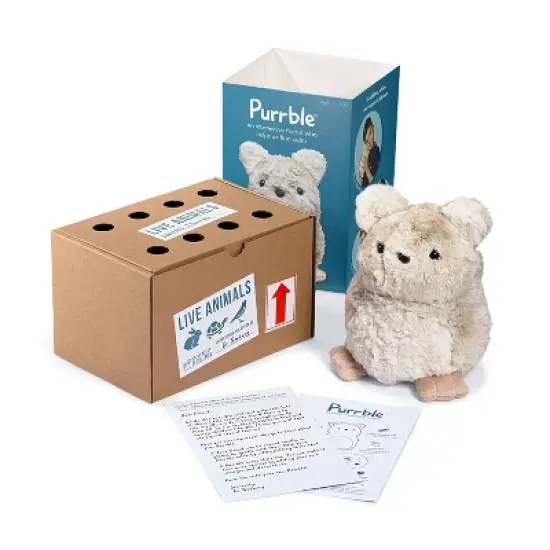 Purrble Calming Toy Companion - Interactive Plush image {4}