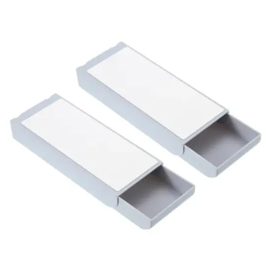 Unique Bargains Under Table Slide Out Hidden Drawer Storage Organizers 2 Pcs image {6}
