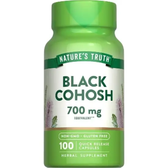 Nature's Truth Black Cohosh | 100 Capsules | Root Extract | Non-GMO & Gluten Free Supplement image {8}