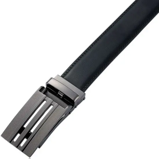 Men's Panel Striped Ratchet Belt image {2}