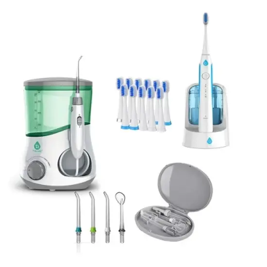Pursonic Water Flosser & Sonic Rechargeable Toothbrush Bundle &ndash; Complete Oral Care System with UV Sanitizing Function image {3}