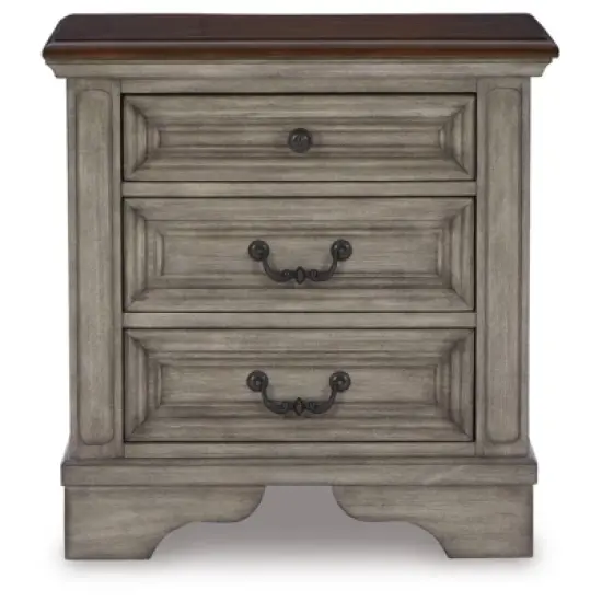 Lodenbay Nightstand Black/Gray - Signature Design by Ashley image {3}