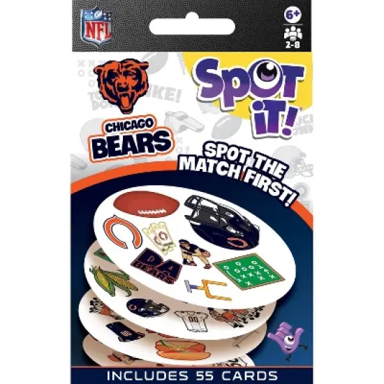 MasterPieces Officially Licensed NFL Chicago Bears Spot It Game for Kids and Adults image {4}