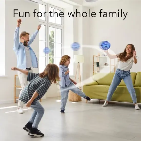 Dartwood Flying Orb Ball Globe-Shaped Mini Drone Hover Ball with LED and Hidden Propellers - Safe Outdoor Toys for Kids and Adults (3 Pack) image {6}