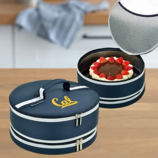 NCAA California Berkeley University Golden Bears 12" Pie/Cake Carrier image {1}