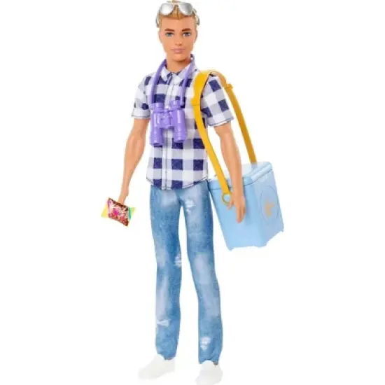 ​Barbie It Takes Two Ken Camping Doll - Plaid Shirt image {4}