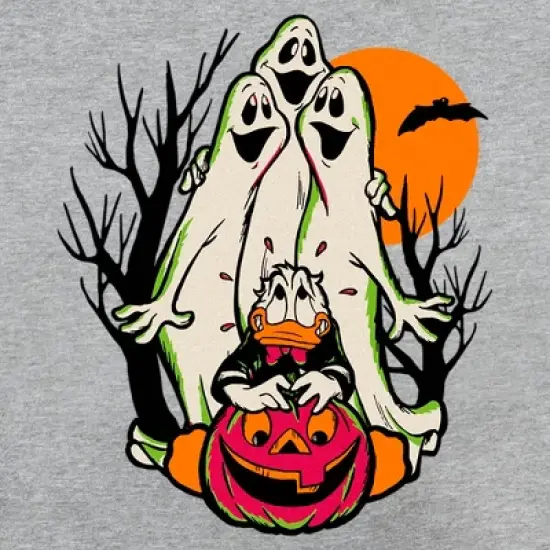 Men's Mickey & Friends Halloween Donald Duck Ghosts Sweatshirt image {1}