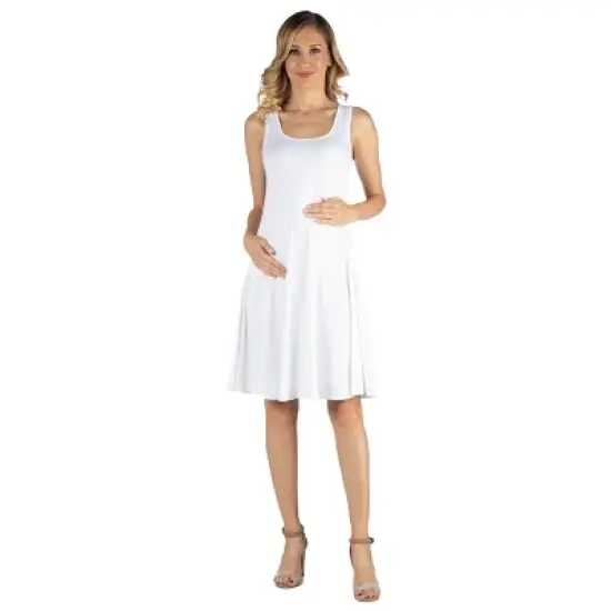 A Line Masternity Dress image {10}