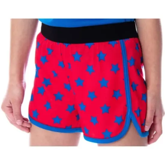 Dc Comics Girls' Superman Classic Logo Racerback Tank Shorts Pajama Set Superman Logo image {2}