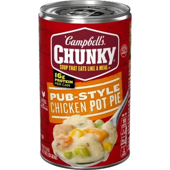 Campbell's Chunky Pub-Style Chicken Pot Pie Soup - 18.8oz image {14}