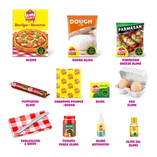 Slime Mart Small Basket Pizza Slimes and Putties: Creativity Focus, 1.71 oz, 1 Piece image {2}